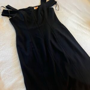 Elegant Black Off-Shoulder Dress